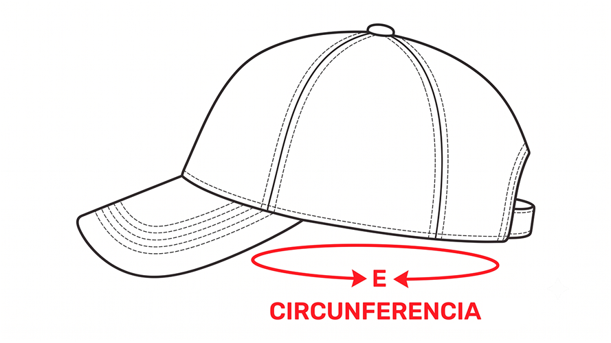 Guía de talles de gorra