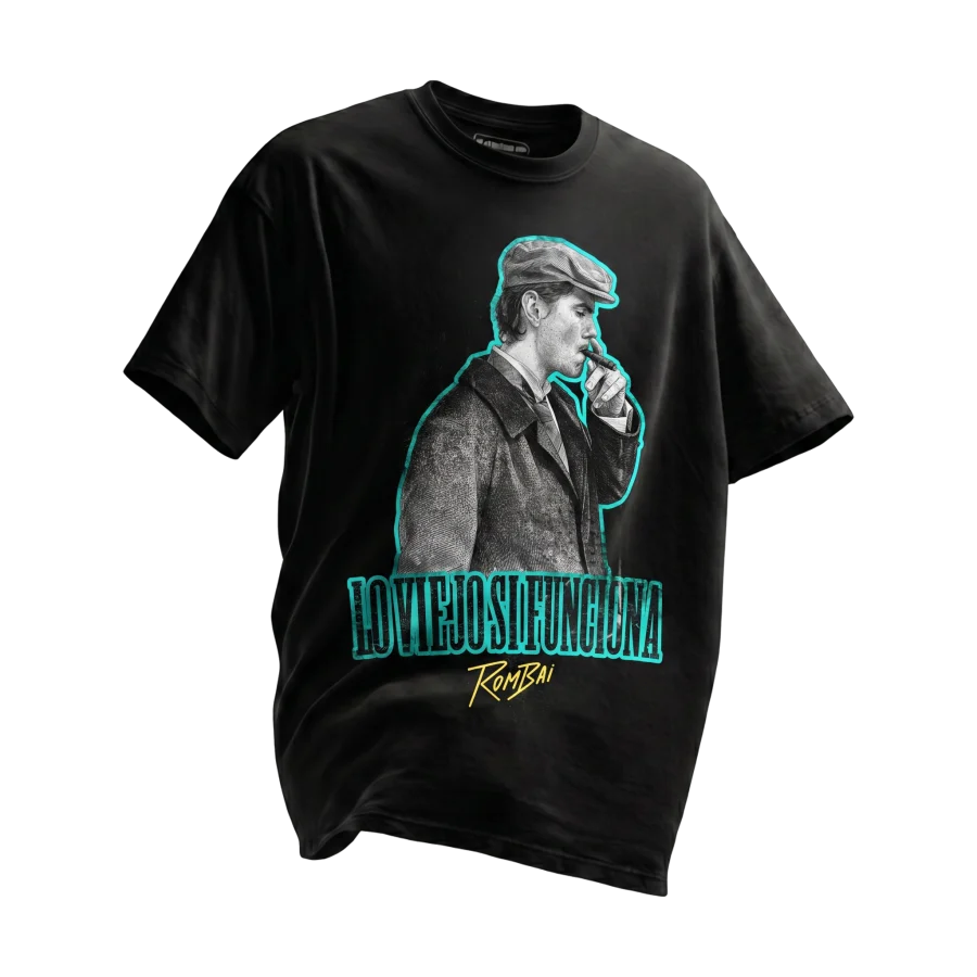 Remera Lo viejo si funciona - Negra