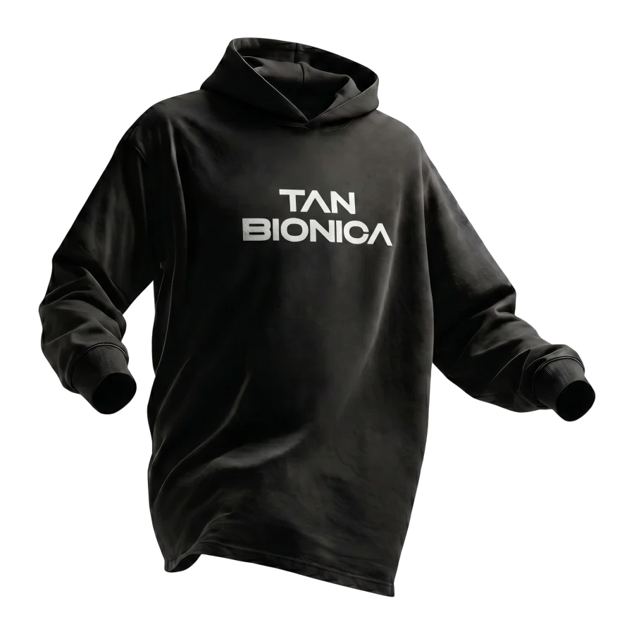 Hoodie Tan Bionica Negra
