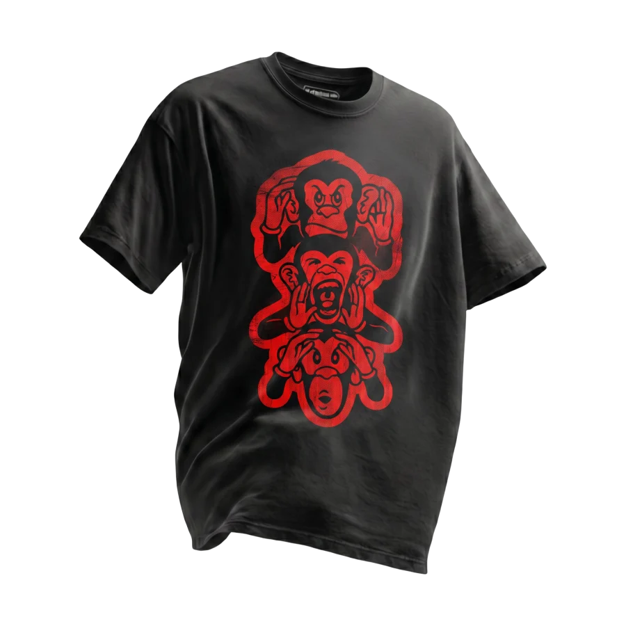 Remera 3 Monos Dale!