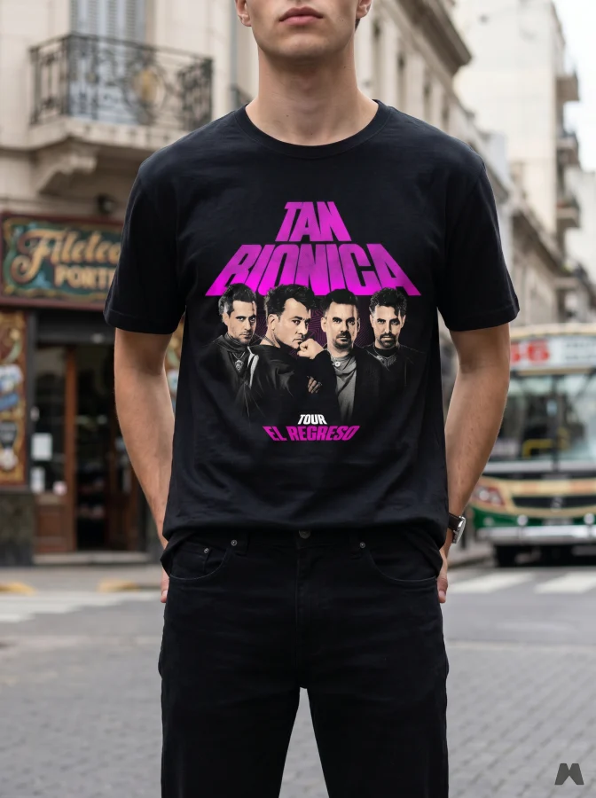 Remera TB Rock 1 Negra