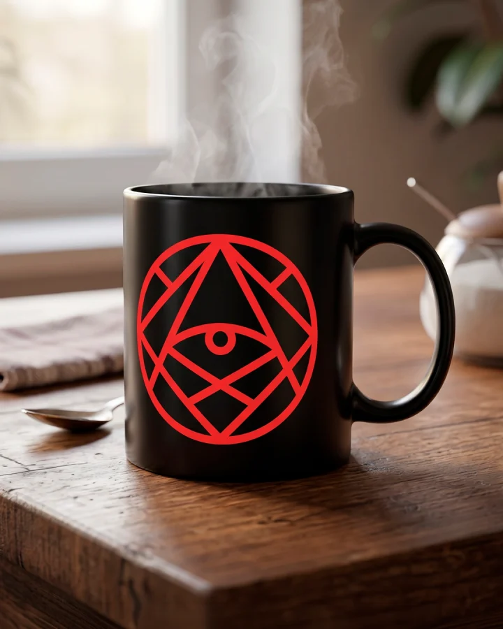 Taza Ojo Tan Bionica Negra